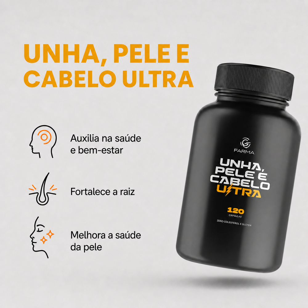 Unha Pele Cabelo Ultra 120 Cápsulas