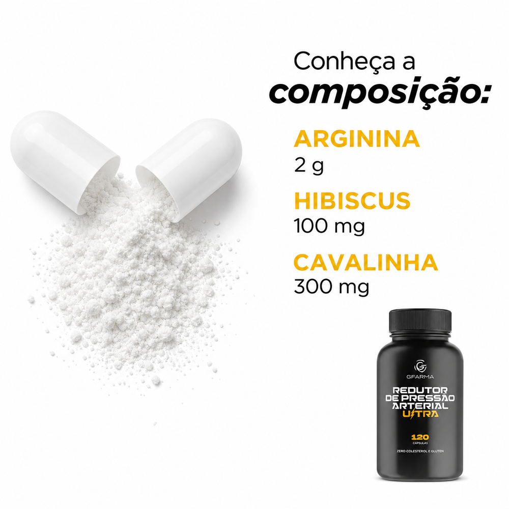 Redutor de Pressão Arterial Ultra 120 Cápsulas