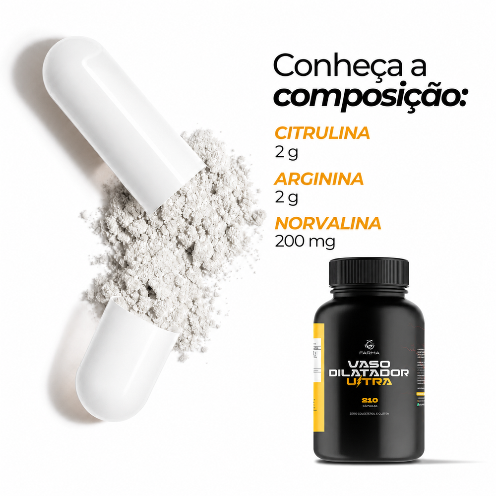 Vaso Dilatador Ultra 210 Cápsulas