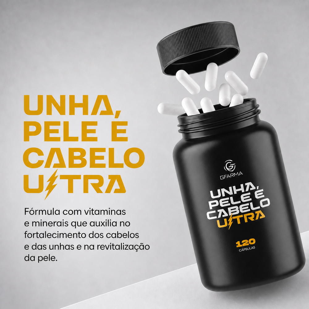 Unha Pele Cabelo Ultra 120 Cápsulas