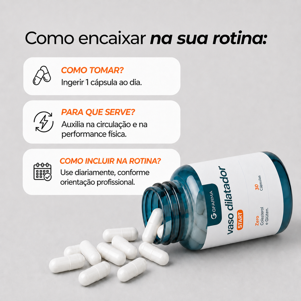 Vasodilatador Start 30 Cápsulas