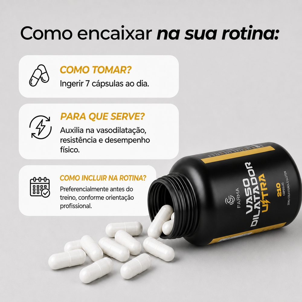 Vaso Dilatador Ultra 210 Cápsulas