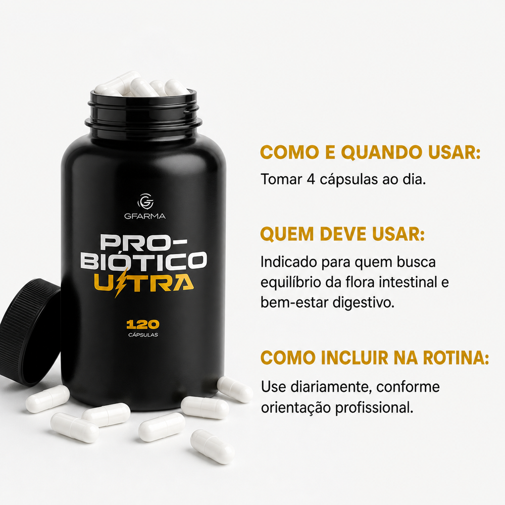 Probióticos Ultra 120 Cápsulas