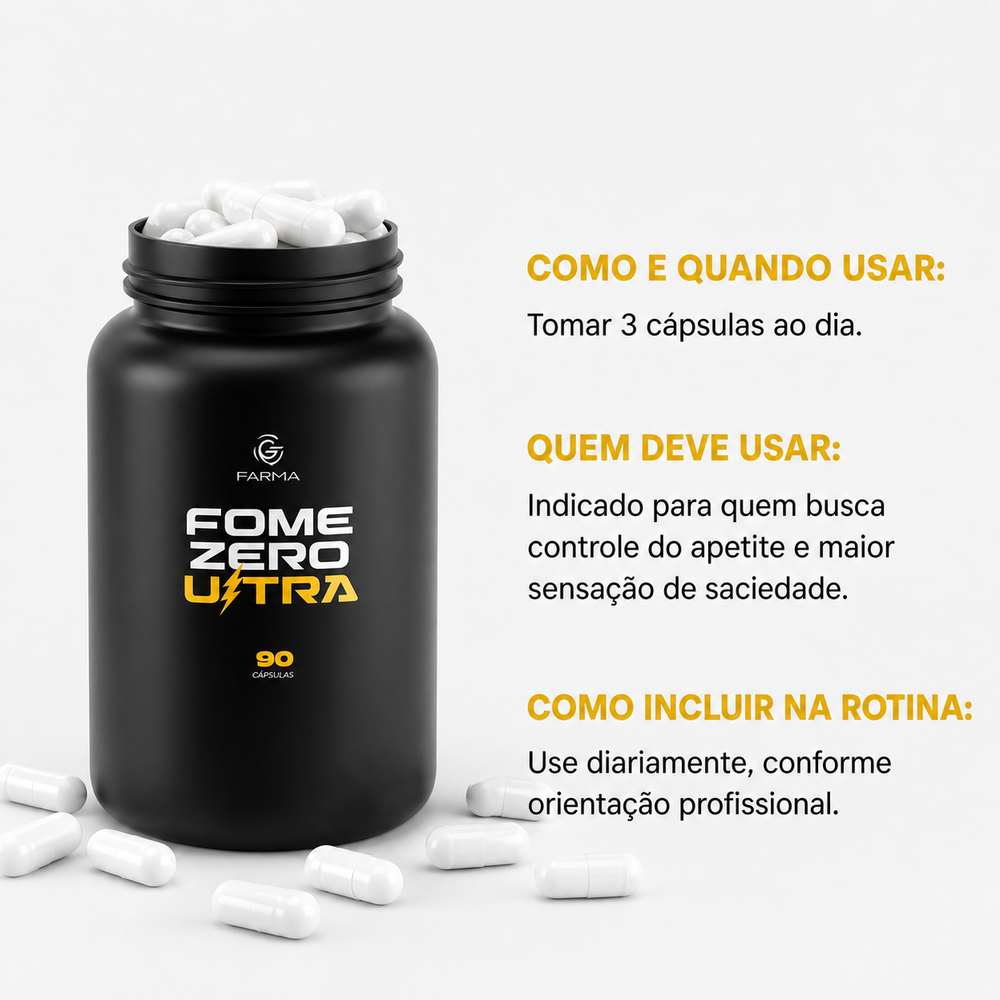 Fome Zero Ultra 90 Cápsulas