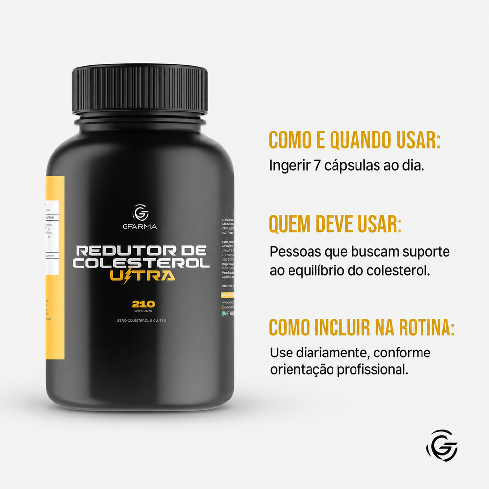 Redutor de Colesterol Ultra 210 Cápsulas
