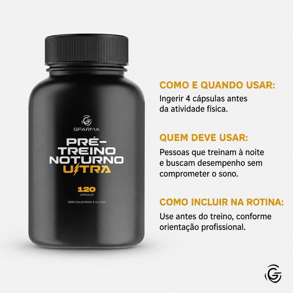 Pré-treino Noturno Ultra 120 Cápsulas