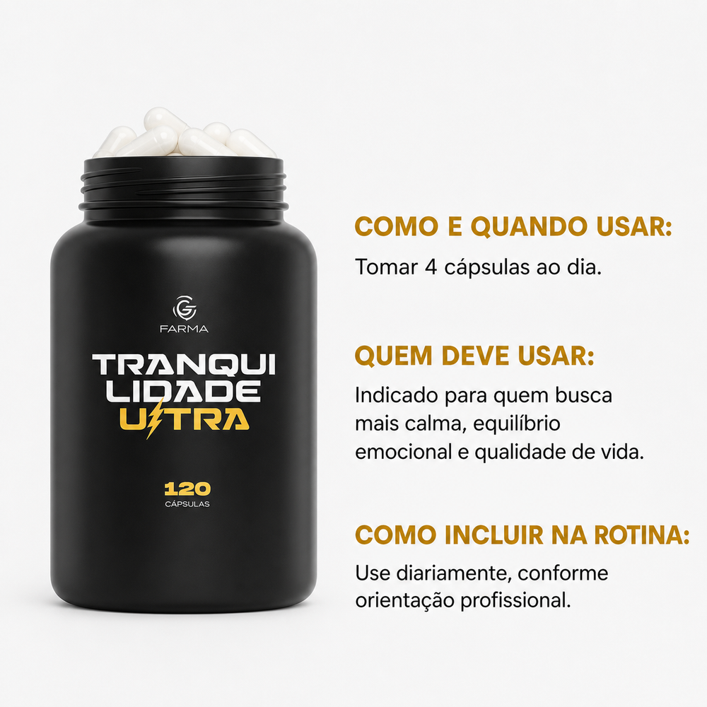 Tranquilidade Ultra 120 Capsulas