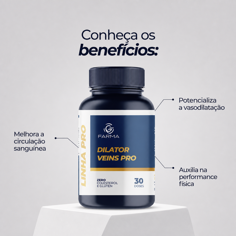 Dilator Veins Pro 120 Cápsulas