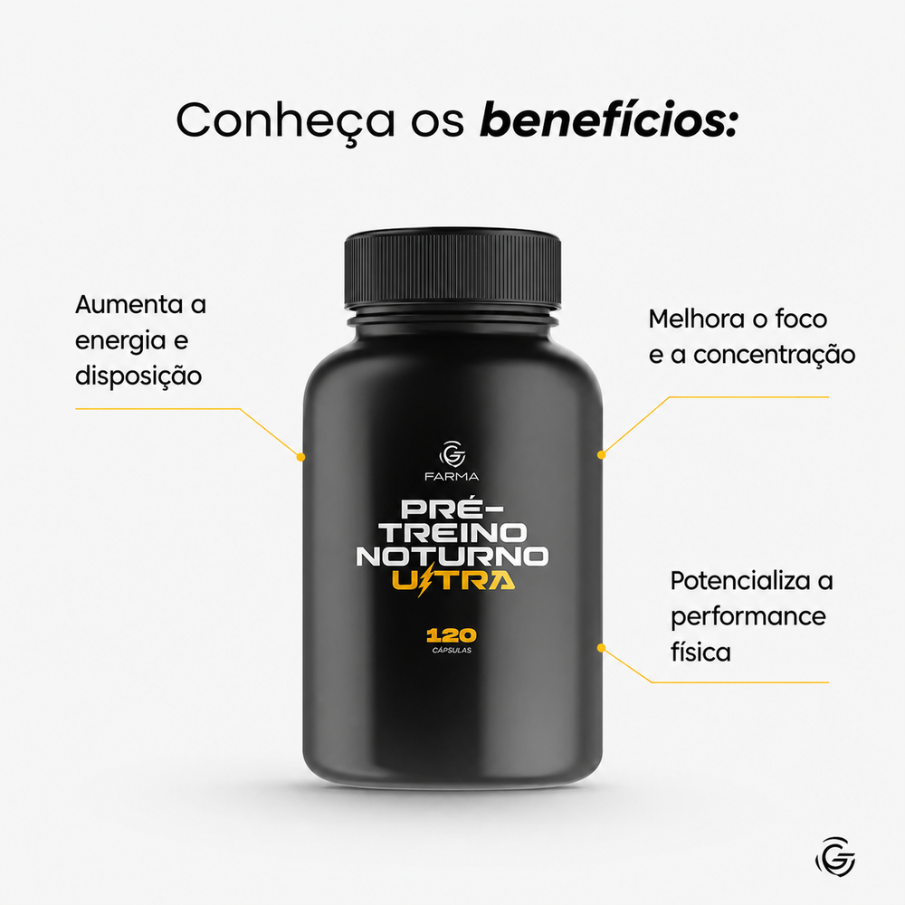 Pré-treino Noturno Ultra 120 Cápsulas
