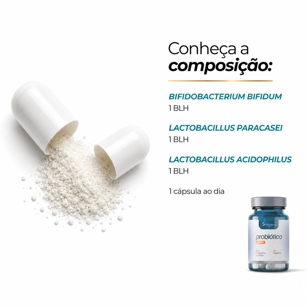 Probiótico Start 30 Cápsulas