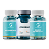 Kit Imunidade (Vitamina D3, Vitamina C e Zinco Quelado 30 Cápsulas).