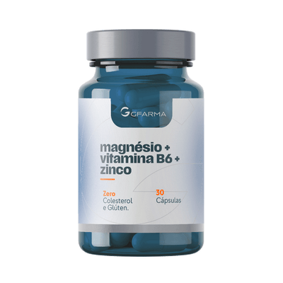 Magnesio + Vitamina B6 + Zinco 30 Cápsulas