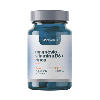 Magnesio + Vitamina B6 + Zinco 60 Cápsulas