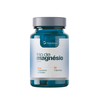 Trio Magnésio 30 Cápsulas