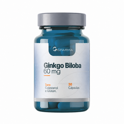 Ginkgo Biloba 60mg 30 Cápsulas
