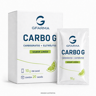 Carbo G 10g 20 Sachês Sabor Limão