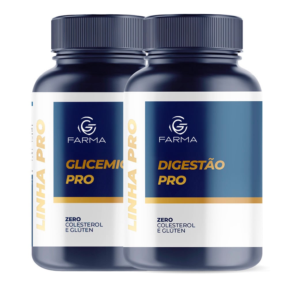 Glicemic Pro 90 Cápsulas + Digestão Pro 120 Cápsulas