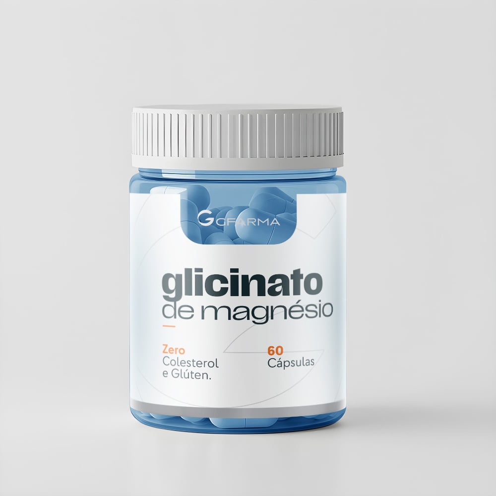 Glicinato de Magnésio 60 Cápsulas