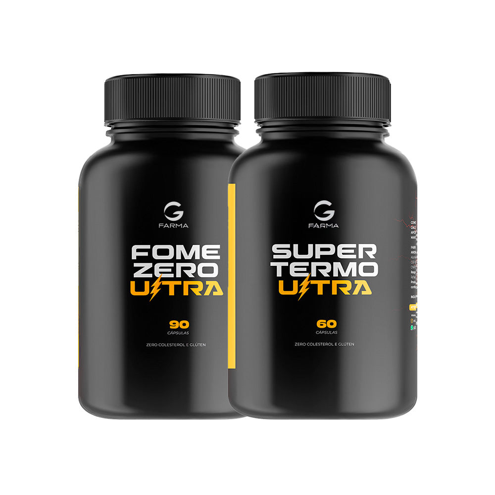 Kit Controle de Apetite (Fome Zero Ultra 90 Cápsulas + Super Termo Ultra 60 Cápsulas)