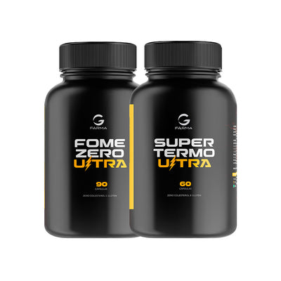 Kit Controle de Apetite (Fome Zero Ultra 90 Cápsulas + Super Termo Ultra 60 Cápsulas)