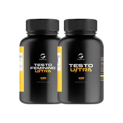 Kit Performance a Dois (Testo Feminino Ultra 150 Cápsulas + Testo Ultra 150 Cápsulas)