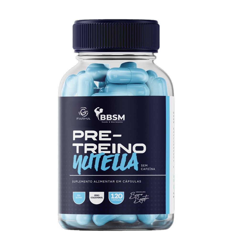 Pré Treino Nutella 120 Cápsulas