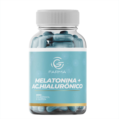 Melatonina + Ac. Hialuronico  30 Cápsulas