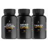 Kit Pré-treino Noturno Ultra 120 Cápsulas + Hiper Foco Ultra 60 Cápsulas + Testo Ultra 150 Cápsulas