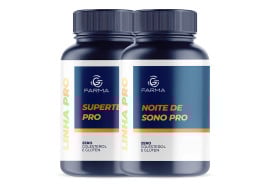 Super Testo Pro 120 Cápsulas + Noite de Sono Pro 90 Cápsulas